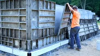 Foundation Walls For Our Timber Frame House!  Ep.2