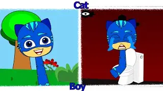 Cat boy gets caught in the trap set by the Sprunkies😺