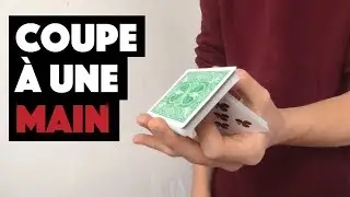Comment M&eacute;langer une JEU de CARTES &agrave; UNE MAIN - Tuto Magie