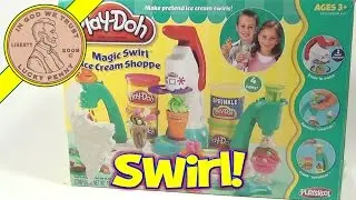Play-Doh Magic Swirl Ice Cream Shoppe Playset # 20607, 2007 Playskool - Unboxing