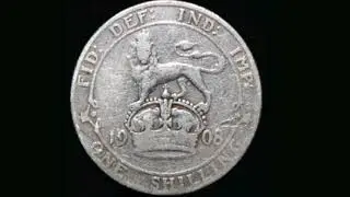 UK 1908 ONE SHILLING Coin VALUE + REVIEW