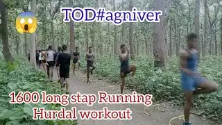 TOD#1600 मीटर के लिए long stap #running hurdal workout#agniver #2022