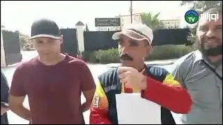 الجلفة : عمال مؤسسة الردم التقني بالجلفة ينظمون وقفة إحتجاجية سلمية امام مقر الولاية