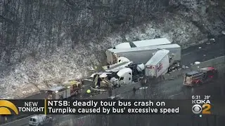 NTSB: Deadly Tour Bus Crash On Pennsylvania Turnpike Caused By Excessive Speed