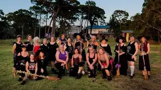 Witch Dance with Island Witches Dance Troupe Summer solstice fire performance, June 20, 2024