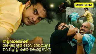 തല്ലുമാലയ്ക്ക് ശേഷമുള്ള ടോവിനോയുടെ വെടിച്ചില്ല് കളർ ഫൈറ്റ് സീൻ  | nadikar new movie | tovino action