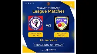 A.K GOLDEN CRICKET ACADEMY VS GURUKUL CRICKET CLUB