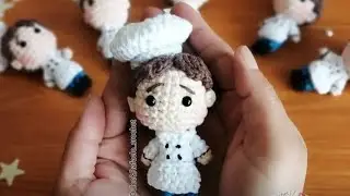 Mini Chef amigurumi. Parte 1 #crochet #amigurumi #tutorial