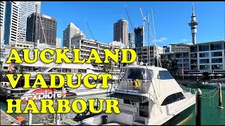 Auckland Viaduct Harbour. - Wandering around the Auckland Waterfront. Food, views, people, yachts.