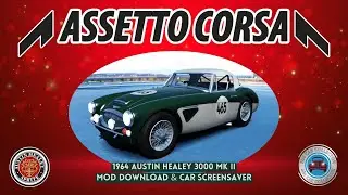 Austin Healey 3000 MK II 1964 - Assetto Corsa Car Mod FREE + Car Screensaver #assettocorsa #acmods
