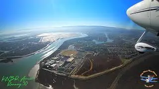 San Carlos Airport KNBR Arrival 4k