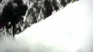 1/13/11 - Retallack Cat Skiing with Ian Provo - Big woody's and Mushrooms