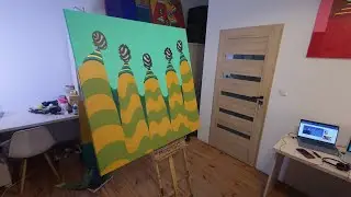 Titled: Peer Pressure | Acrylic painting | DEMO