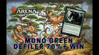 🥦🥦🥦MONO GREEN RAMPY! | Defiler of Vigor Smashes | MTGA Dominaria United Standard BO1