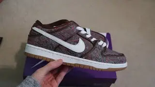 NIKE SB DUNK LOW PAISLEY SNEAKER UNBOXING