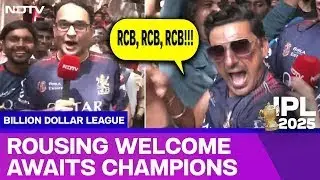 RCB Parade | RCB, RCB, RCB Chants Fill The Air In Bengaluru As RCB Champions Get Home IPL Trophy