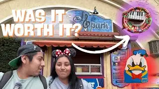 TRYING THE HALF NOTE JAZZ CAKE!! | PIZZA PLANET TRUCK HUNT| PIN TRADING| NEW MERCH