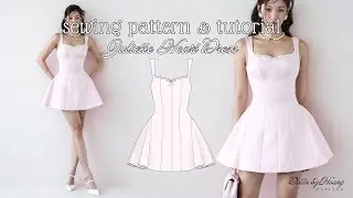 DIY How to Sew the Juliette Heart Dress &ndash; Make Your Own Fit & Flare Heart Dress | Beginner Sewing