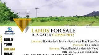 50 PLOTS OF LAND FOR SALE IN KASOA, GHANA FOR $15,000
