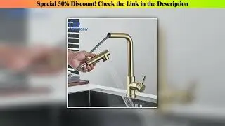 Best Black Pull Out Kitchen Faucet Deck Mounted Kitchen Sink Tap Single Handle Kitchen Mixers Rotat