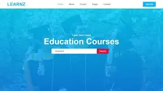 How To Build Education Website Using Only HTML & CSS | Legendary Top Coder