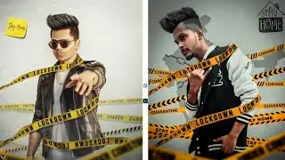 LOCKDOWN PHOTO EDITING - Photo Editing Tutorial in Picsart Step by Step -  ZUTENEDITZ #shorts