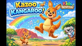 Kazoo Kangaroo 🦘 | Веселая детская песенка | Прыгай, прыгай и танцуй | Детские песни с Kazoo Kang...