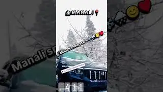 Manali view snowfall start 🌨️😊&hearts;️ #trending #travel #youtubeindia #manali #views #view #indiancities