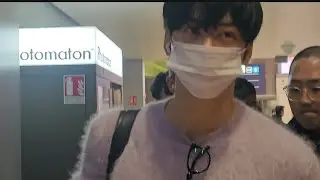 250310 Cha Eunwoo 차은우 of ASTRO 아스트로 Arrival in Paris 🇫🇷 at CDG Airport for SAINT LAURENT 10.3.2025