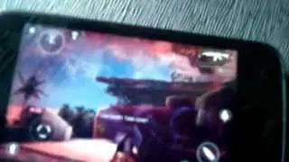 Symphony Xplorer w70q gaming review 2 ( Modern Combat 4 : Zero Hour )