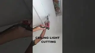light cutting in false ceiling.