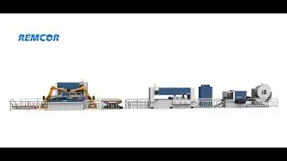Coil sheet fed punching & shearing machine