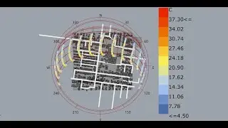 04- Sun path analysis by importing epw data to Rhino