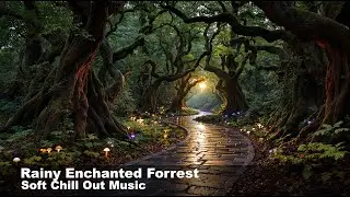 Enchanted Forest Dusk Ambience &ndash; 1 Hour of Rain, River & Magical Serenity
