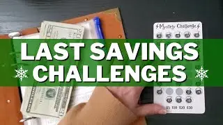 My Final Savings Challenges of 2023 | It's a Doozy! #wingity Fun!