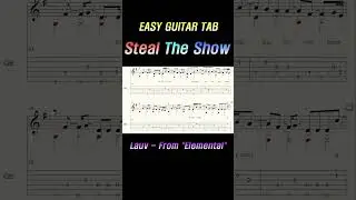 [Guitar Tab 기타 타브 악보] Lauv - Steal The Show (From 