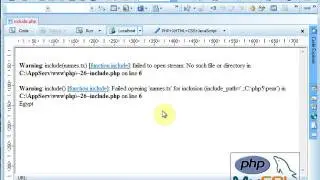 PHP - include & require FUNCTIONS