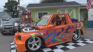 INSANE Chevy Powered Geo Tracker!!!!  2015 Slammin & Jammin