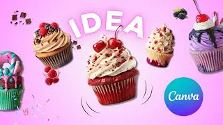El truco de CANVA para mostrar productos que enamora 🤯🍰