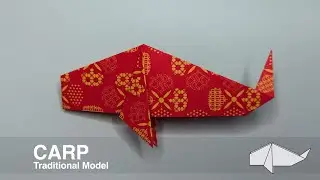 How to Fold a Carp: Traditional Origami Koi Fish (AKA Carp) Tutorial