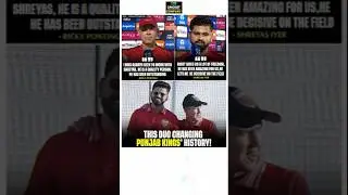 new coach, new captain, new punjab kings ❤ #pbksvsmi #shreyasiyer