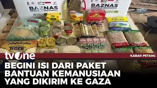 Isi Bahan Pokok 8 Kotak Bantuan untuk Warga Gaza yang Dikirm Lewat Udara | Kabar Petang tvOne