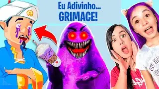 SERÁ QUE o GÊNIO MISTERIOSO AKINATOR CONSEGUE ADIVINHAR o GRIMACE? Desafiamos o Akinator