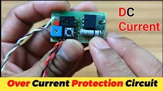 Over Current and Short Protection Circuit at homemade diy project, (Elab Industrial)