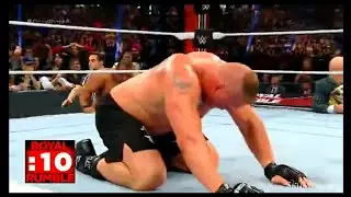 Brock Lesnar's 13 elimination in RR2020