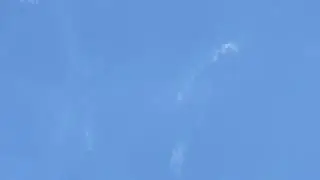 A TBM 960 cruising invisible overhead at 24.000 ft with good sound!