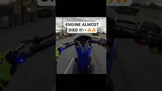 ENGINE SHUTS OFF IN MID WHEELIE YZ450F !!!!😬🔥