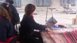 Semi-automatic resin capsule production line