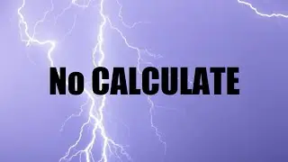 MSHGQM - No CALCULATE Strikes Again!
