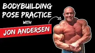 Bodybuilding Pose Practice with Massive IFBB Pro Jon Andersen (Build Muscle Motivation)